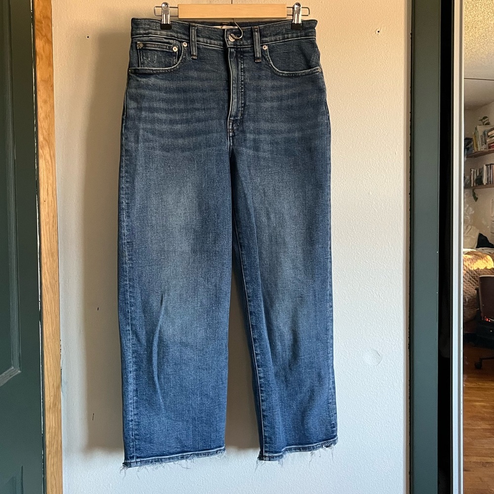 Madewell Slim Wide Leg Crop Jean size 28